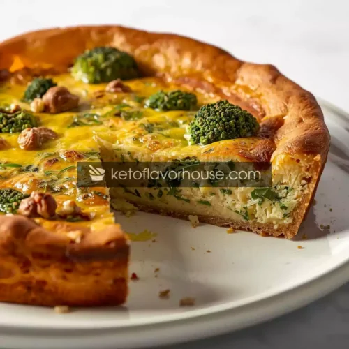 Bariatric High-Protein Tofu & Broccoli Quiche Recipe – Low-Carb & Post-Op Friendly Breakfast