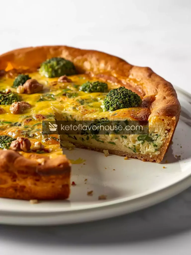 Bariatric High-Protein Tofu & Broccoli Quiche Recipe – Low-Carb & Post-Op Friendly Breakfast