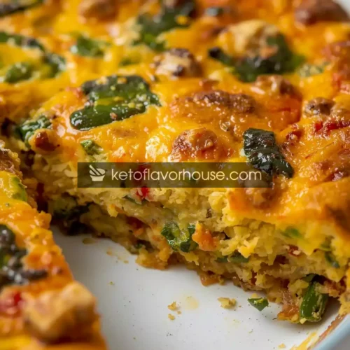 Bariatric Meatless Mexican Frittata (High-Protein, Low-Carb & Veggie-Packed)