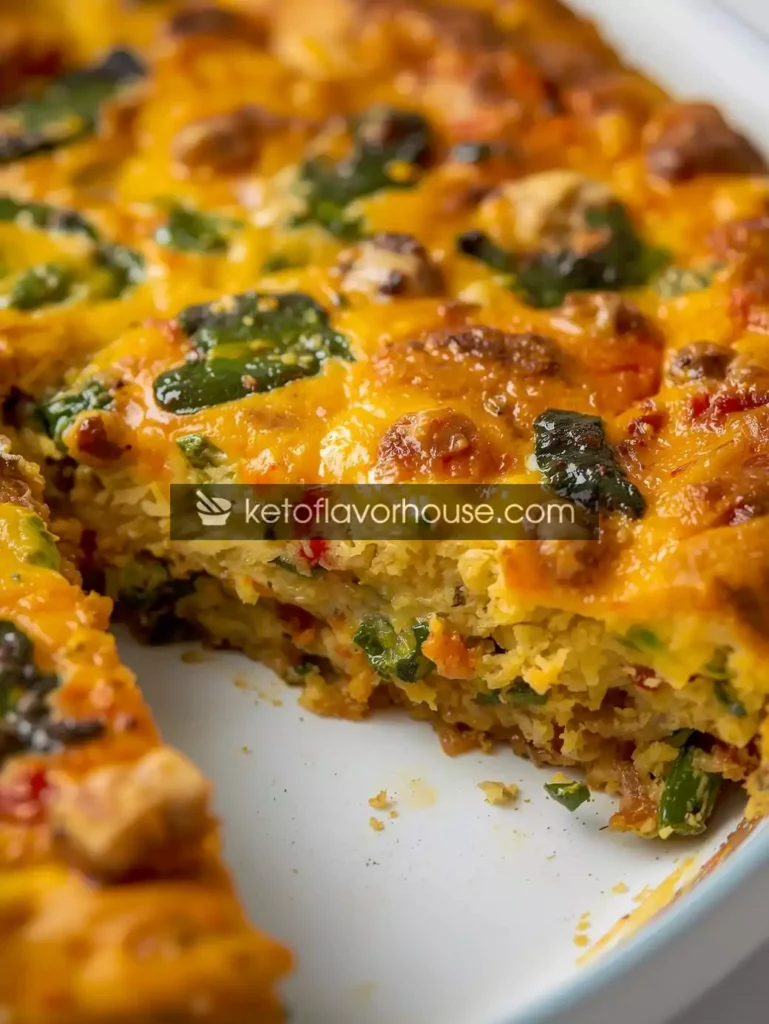 Bariatric Meatless Mexican Frittata (High-Protein, Low-Carb & Veggie-Packed)