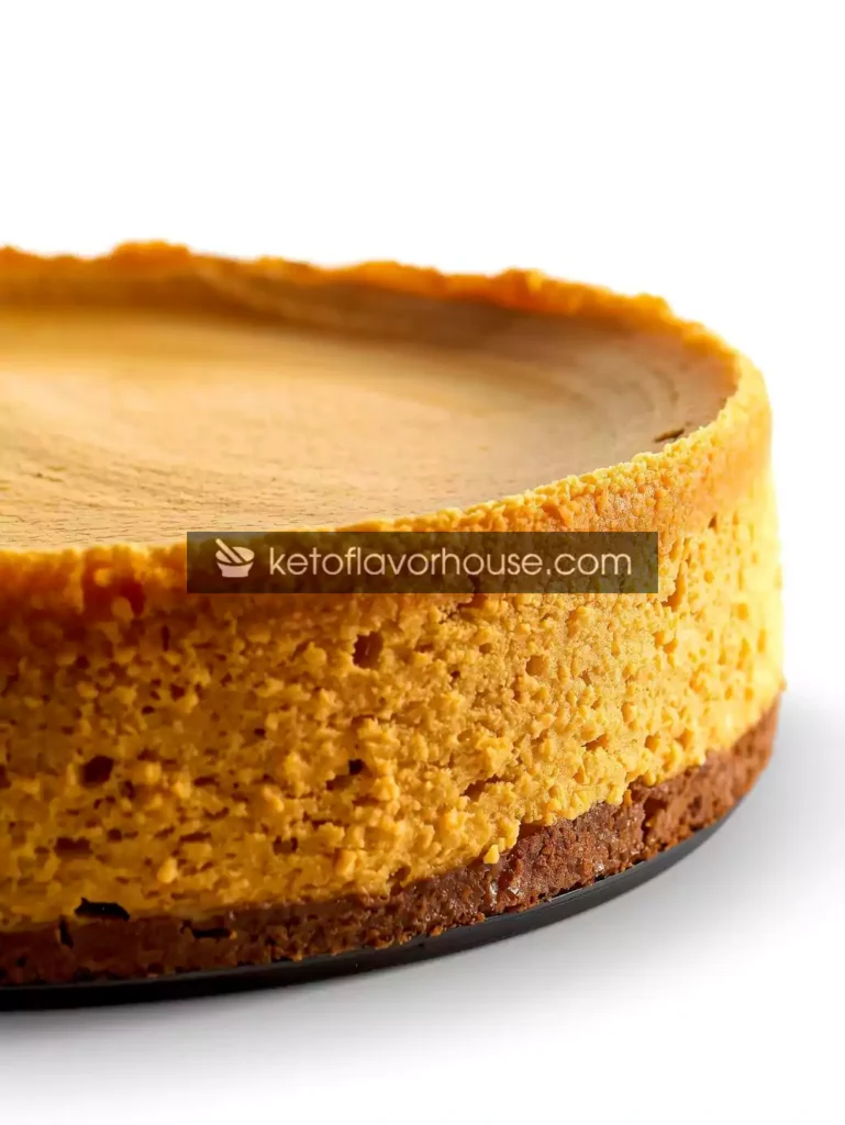 Bariatric Pumpkin Protein Cheesecake – Creamy, Low-Carb Fall Dessert