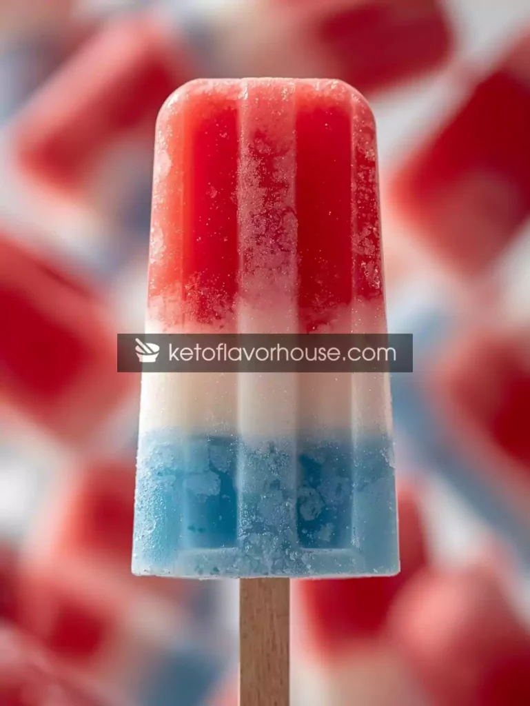 Bariatric Red, White & Blue Protein Popsicles (Low-Carb, High-Protein Treat)