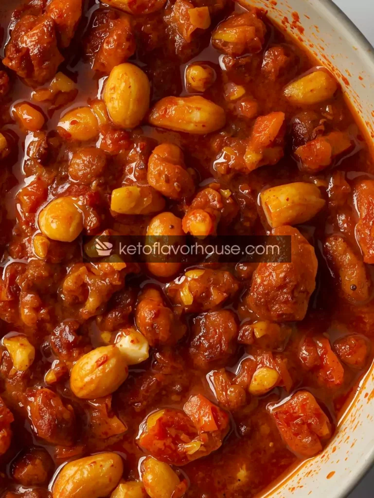 Bariatric Spicy Peanut Vegetarian Chili