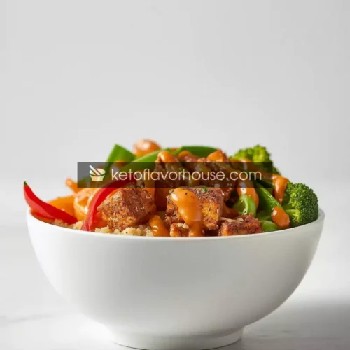 Bariatric Thai Tofu Quinoa Bowl