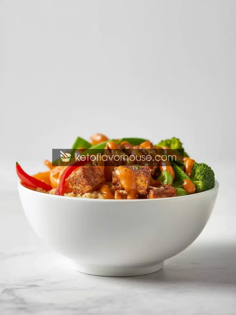 Bariatric Thai Tofu Quinoa Bowl
