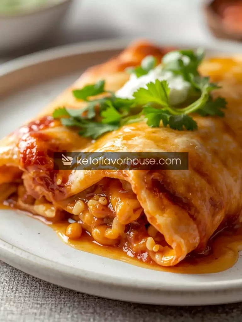 Bariatric Turkey Bean Enchiladas