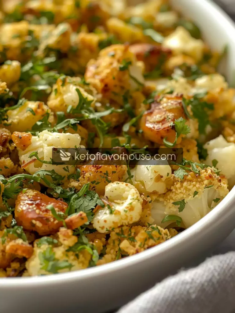 Cauliflower Herb Stuffing