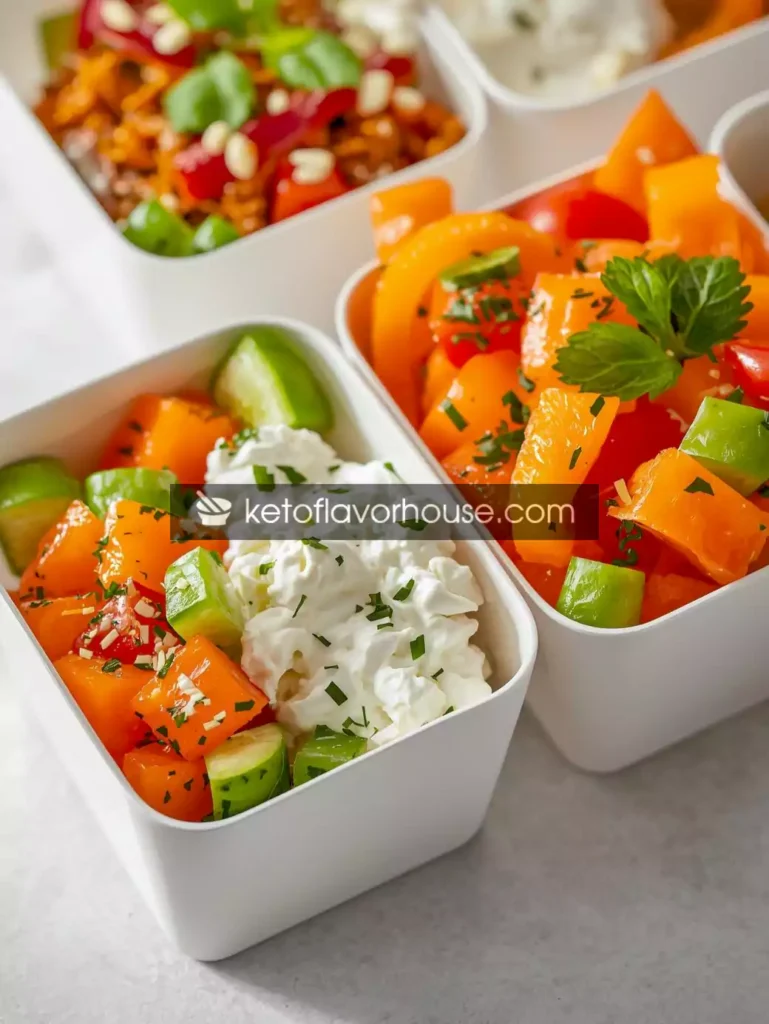 Cottage Cheese & Veggie Snack Boxes