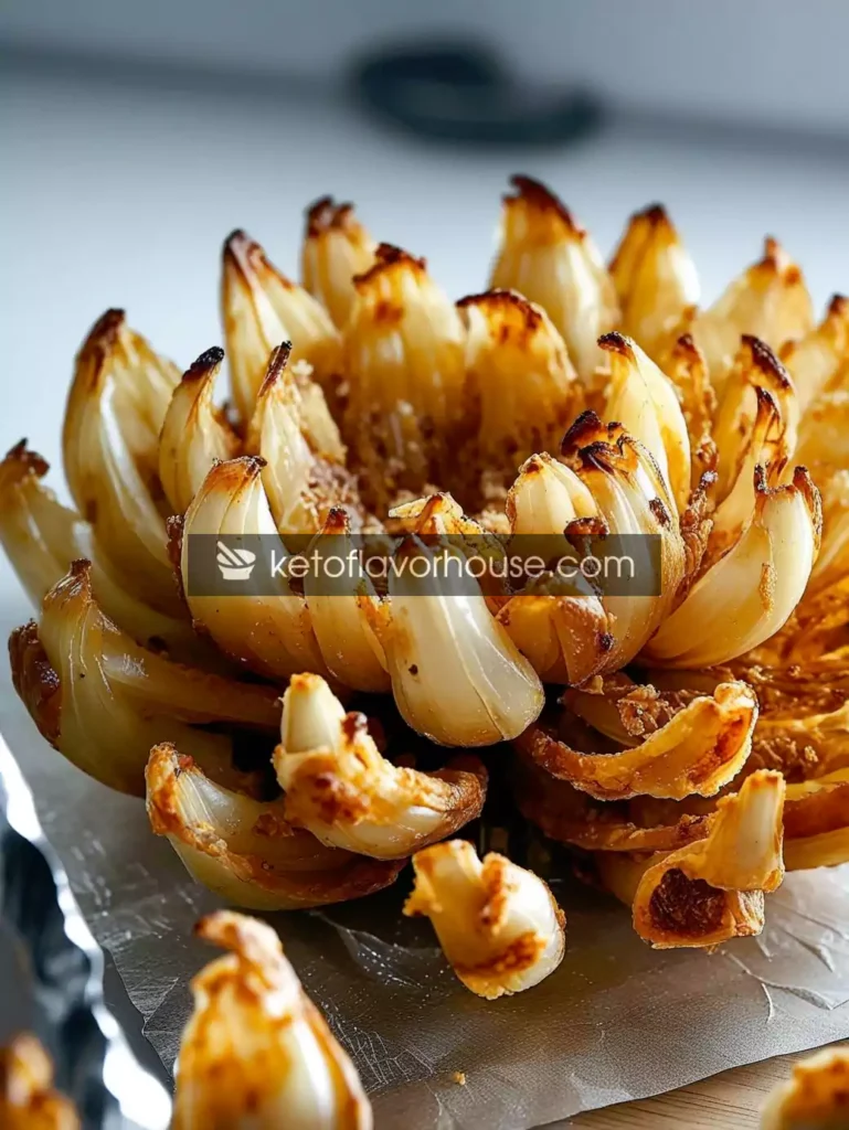Crispy Air Fryer Blooming Onion
