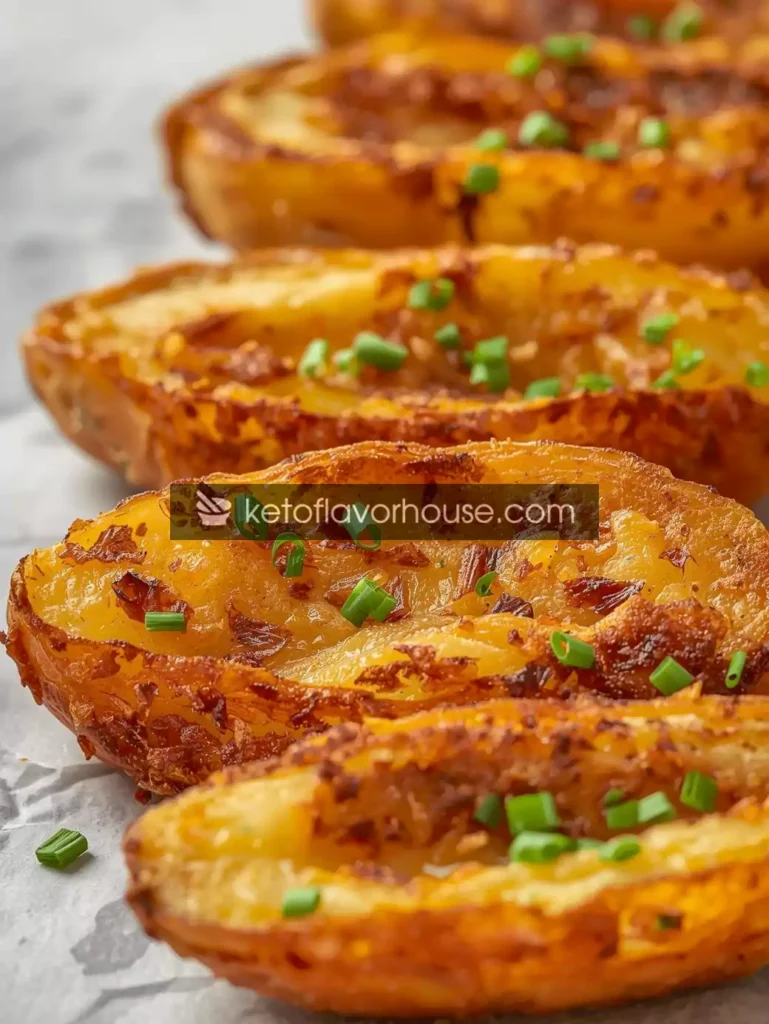 Crispy Air Fryer Potato Skins
