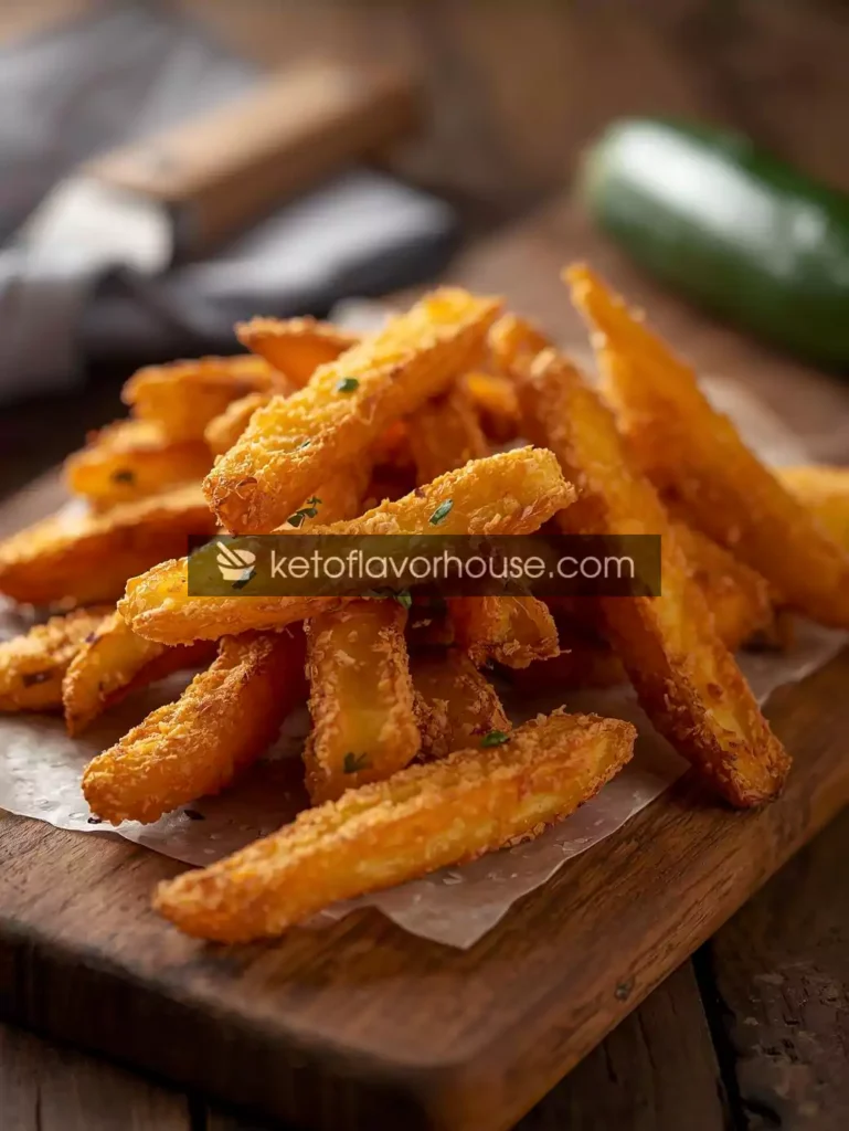 Crispy Air Fryer Zucchini Fries