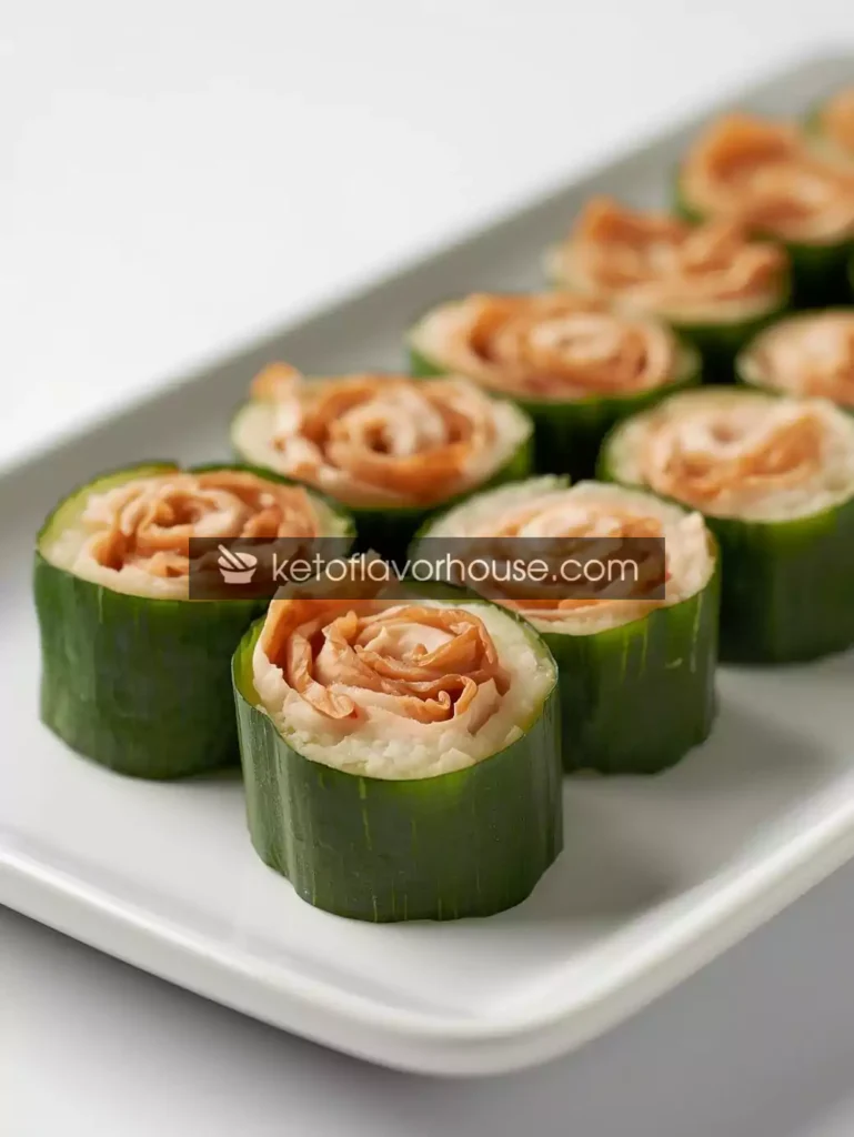 Cucumber Turkey Roll-Ups