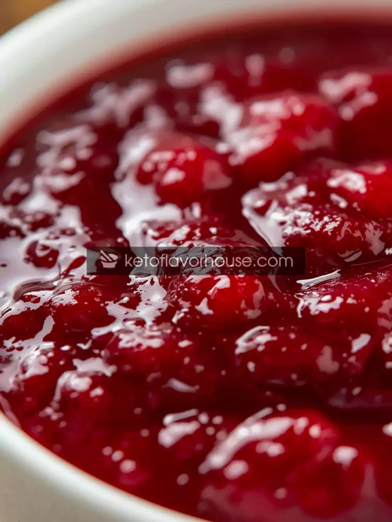Easy Low-Calorie Cranberry Sauce
