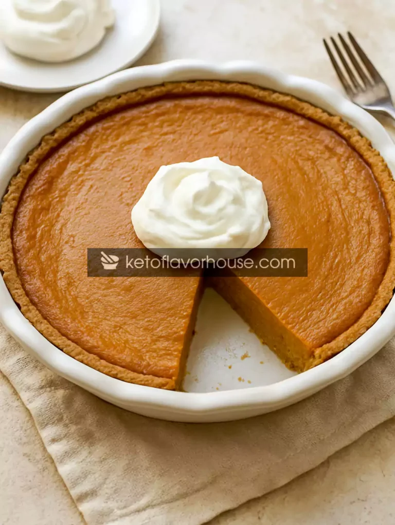 Easy Low-Point Pumpkin Pie