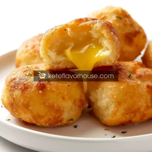 High-Protein Cheesy Mashed Potato Puffs – Easy Protein-Packed Snack