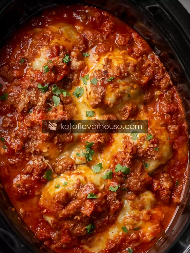 High-Protein Crockpot Ravioli Lasagna – Easy Slow Cooker Comfort Meal