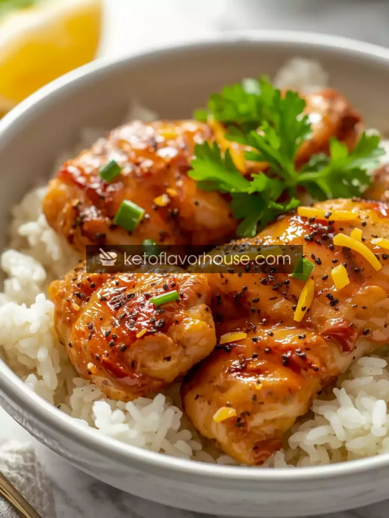 High-Protein Lemon Pepper Chicken Rice Bowl