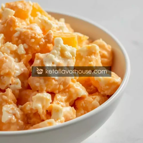 High-Protein Orange Dreamsicle Salad (Creamy Cottage Cheese & Greek Yogurt Recipe)