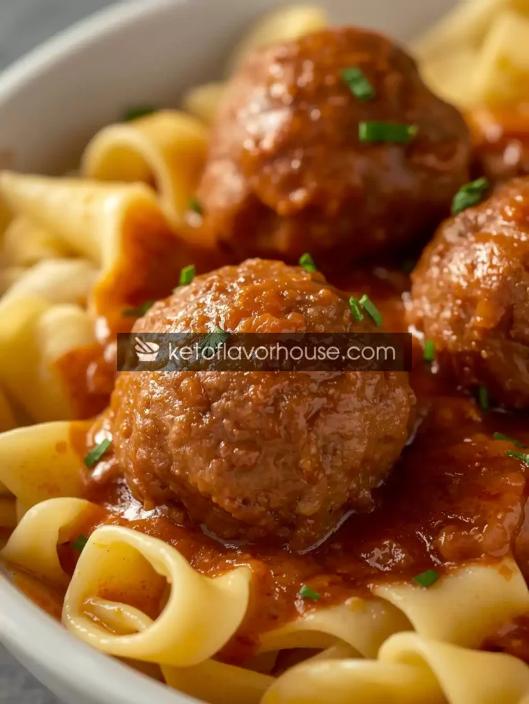 High-Protein Swedish Meatballs with Noodles (Healthy Comfort Food Recipe)