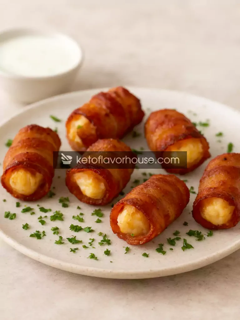 Keto Bacon Ranch Roll-Ups
