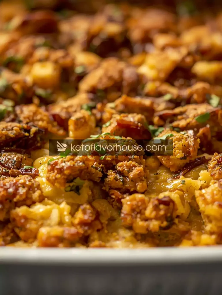 Keto Cornbread Stuffing