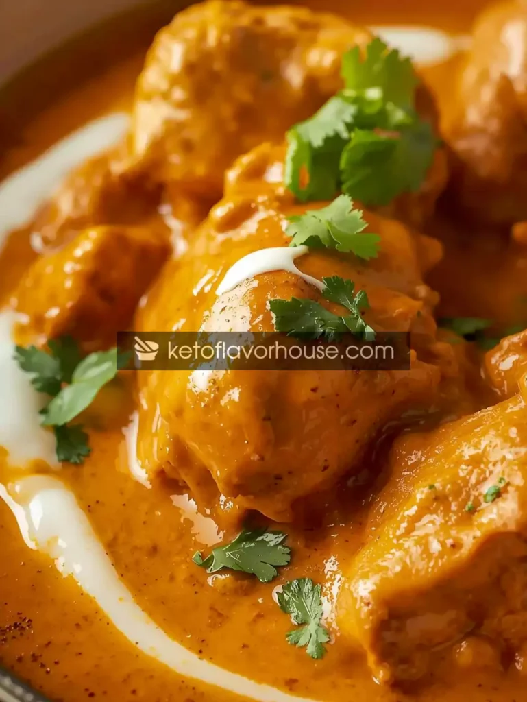 Keto Creamy Indian Butter Chicken