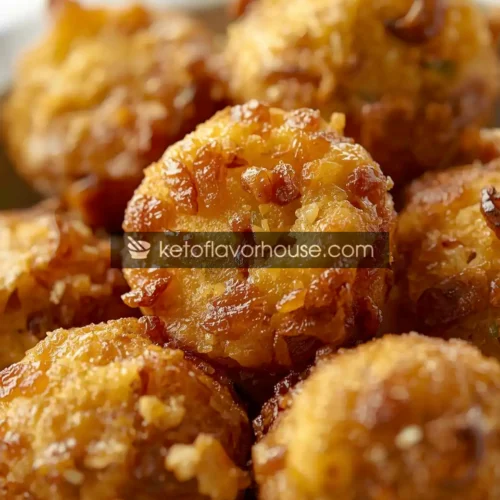 Keto Crispy Garlic Mushroom Bites