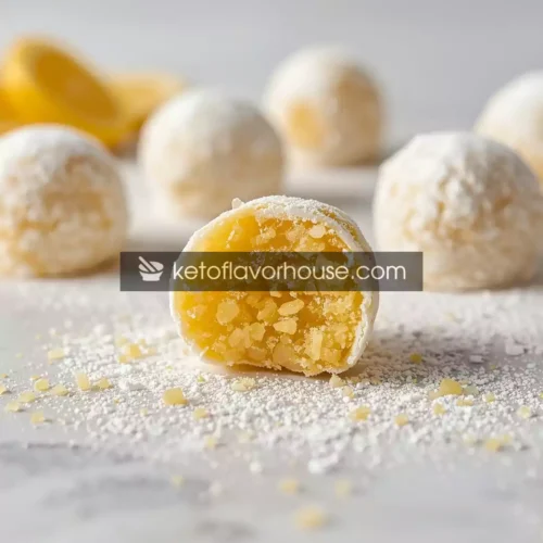 Keto Lemon Truffles