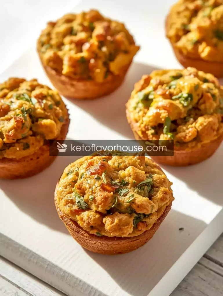 Keto Stuffing Muffins