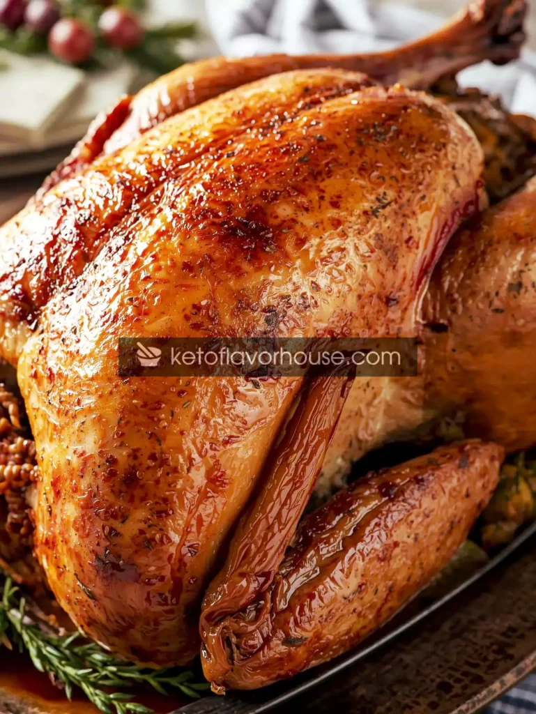 Keto Thanksgiving Turkey Recipe – Low-Carb, Juicy & Flavorful