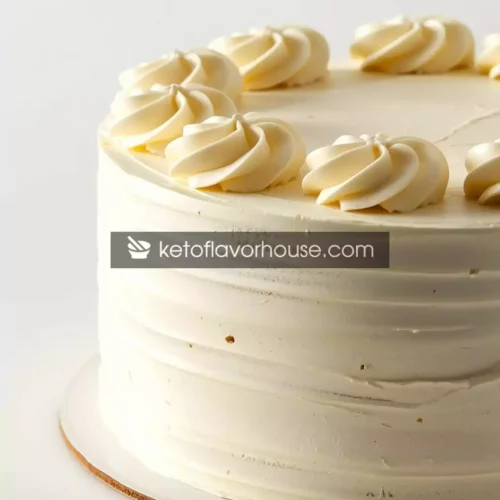 Keto White Christmas Cake