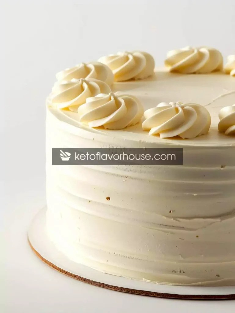 Keto White Christmas Cake