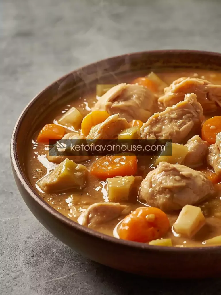 Panera-Inspired Bariatric Chicken Stew – Low-Calorie & Protein-Packed