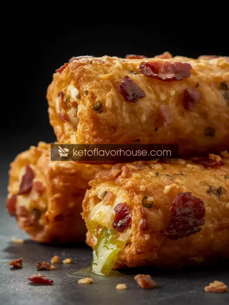 Weight Watchers Bacon Jalapeño Popper Egg Rolls