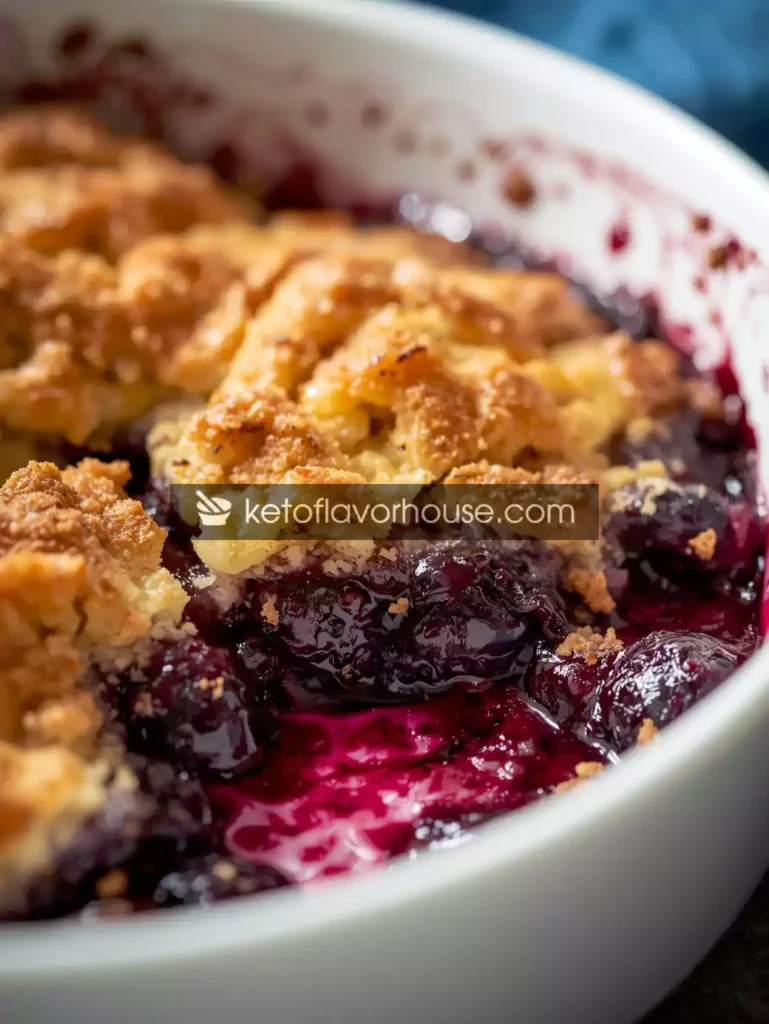 Weight Watchers Blueberry Cobbler Recipe – Low Points, Guilt-Free Dessert