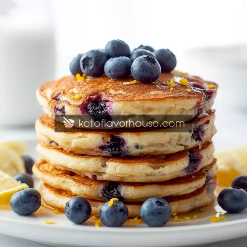 Weight Watchers Blueberry Lemon Pancakes (Only 1 Point!) – Light & Fluffy Healthy Breakfast