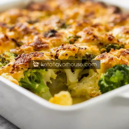 Weight Watchers Cheesy Broccoli Cauliflower Bake