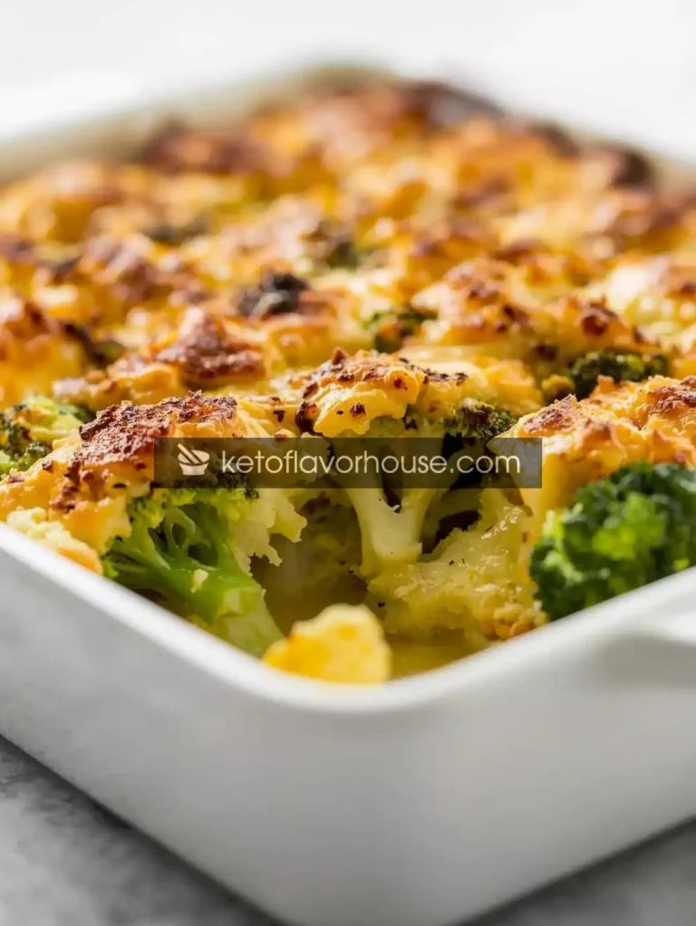 Weight Watchers Cheesy Broccoli Cauliflower Bake