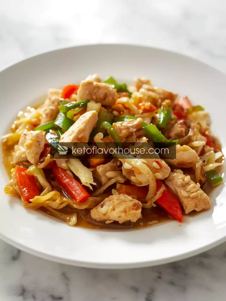 Weight Watchers Chinese Chicken Cabbage Stir-Fry