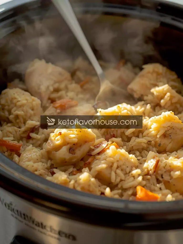 Weight Watchers Crock Pot Chicken and Rice