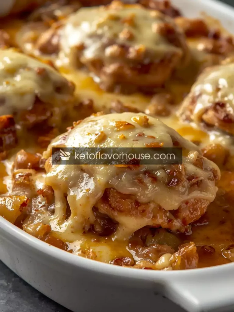 Weight Watchers French Onion Chicken Bake