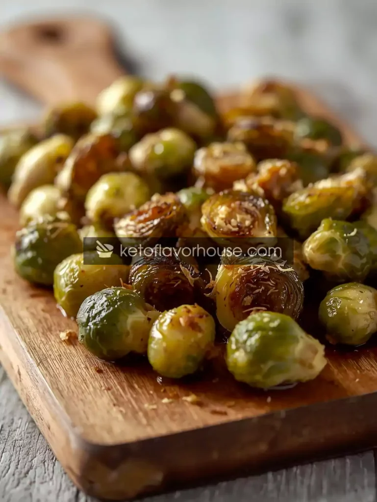 Weight Watchers Garlic Parmesan Roasted Brussels Sprouts