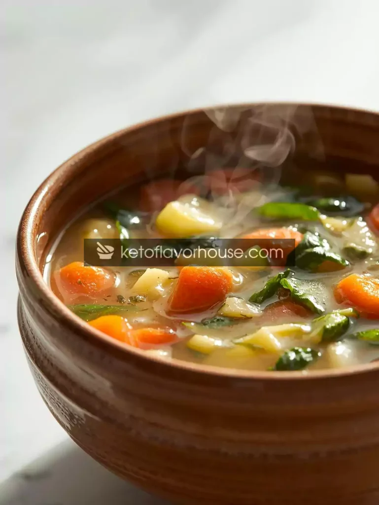 Weight Watchers Healthy Vegetable Soup for Stable Blood Sugar – Low-Point, High-Fiber Comfort Bowl