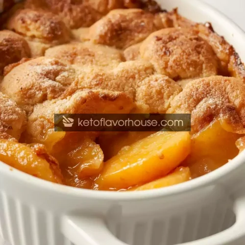 Weight Watchers Peach Cobbler (Low-Point & Guilt-Free Dessert)