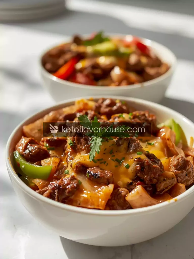 Weight Watchers Philly Cheesesteak Bowls (Low-Point Recipe)