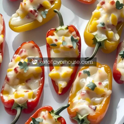 Weight Watchers Stuffed Mini Sweet Peppers – Low-Point Party Appetizer