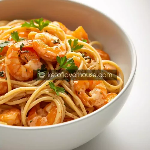 Zero-Point Weight Watchers Garlic Shrimp Pasta – Light, Flavorful & Guilt-Free Dinner