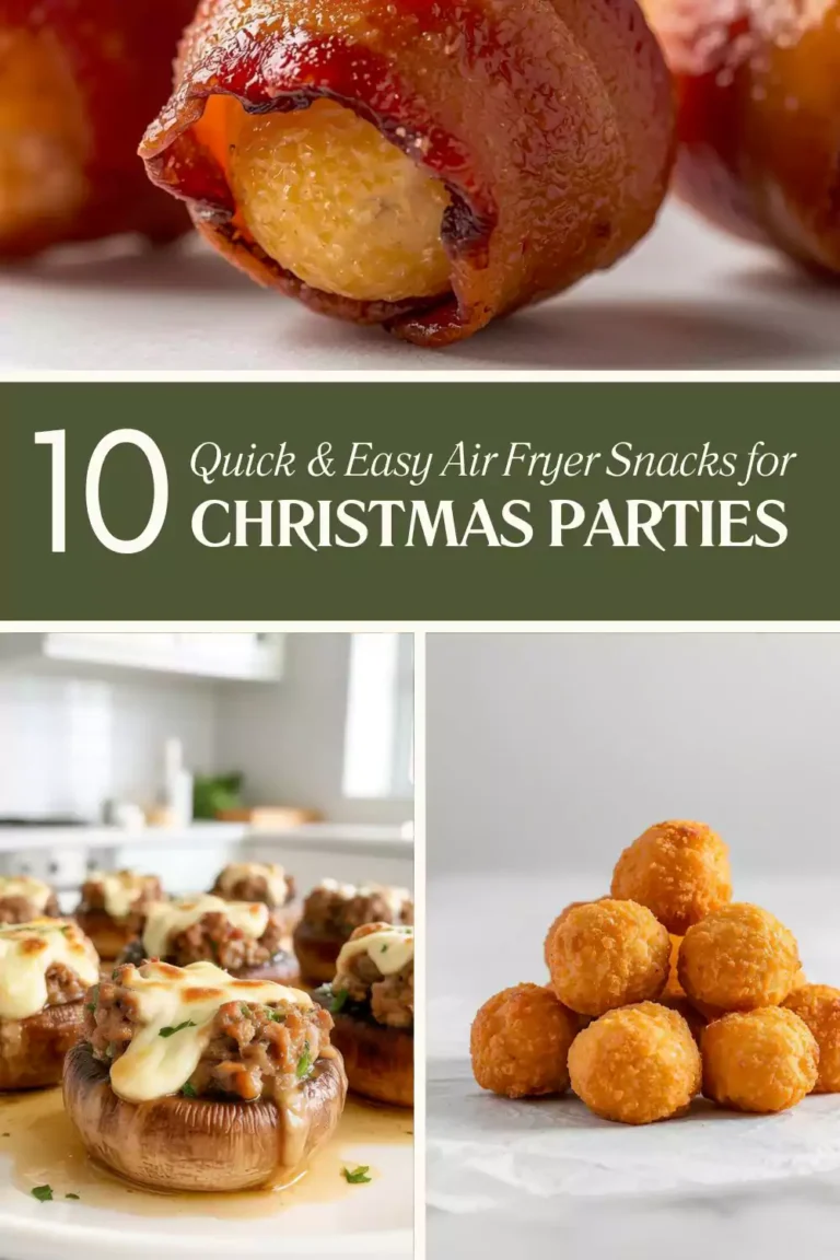 10 Quick & Easy Air Fryer Snacks for Christmas Parties