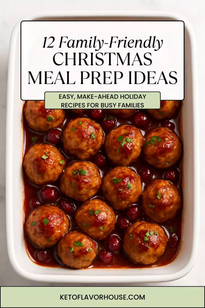 12 Family-Friendly Christmas Meal Prep Ideas