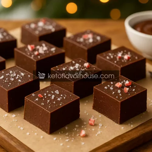 5-Minute Keto Christmas Fudge